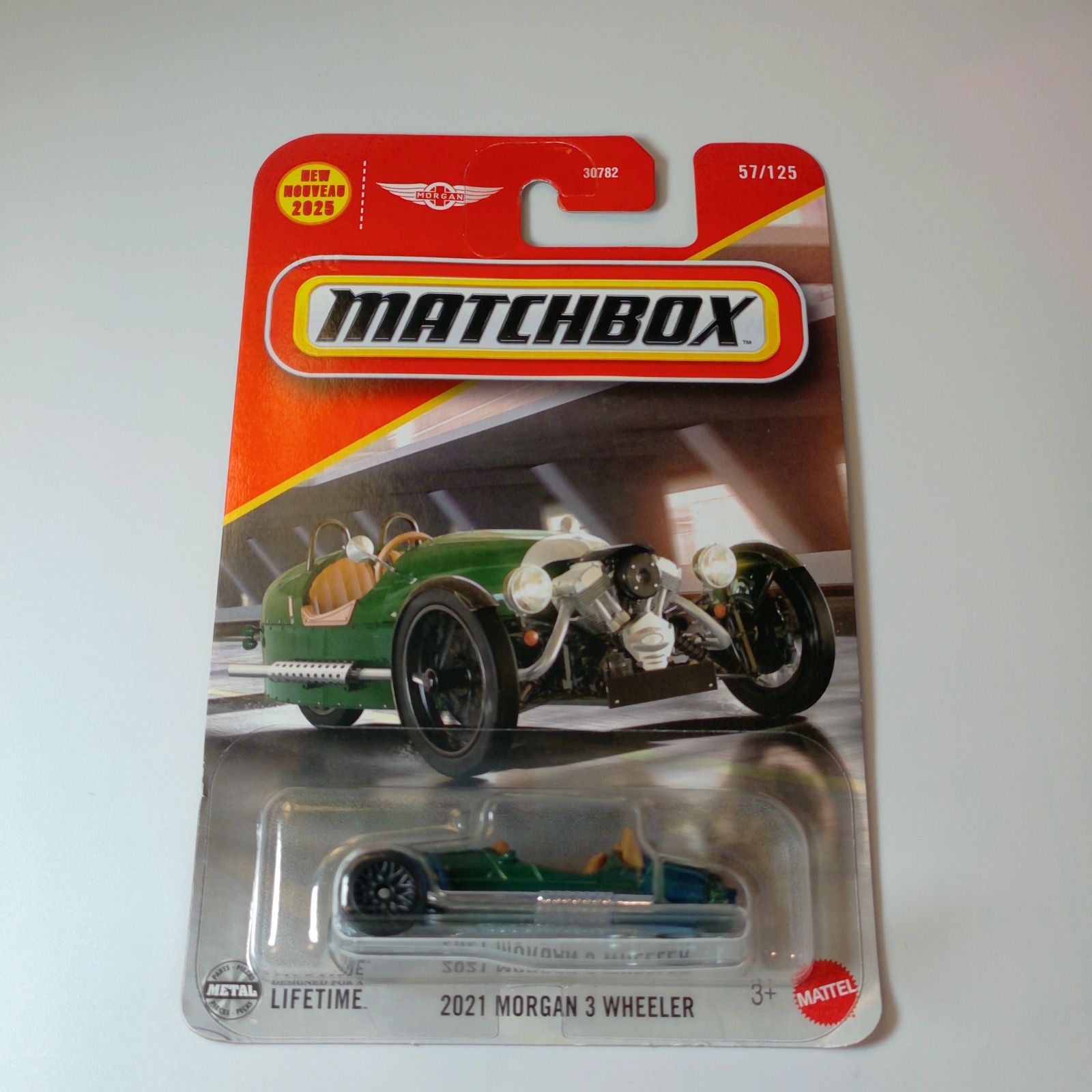 Matchbox 2021 Morgan 3 Wheeler Green (#57/125)