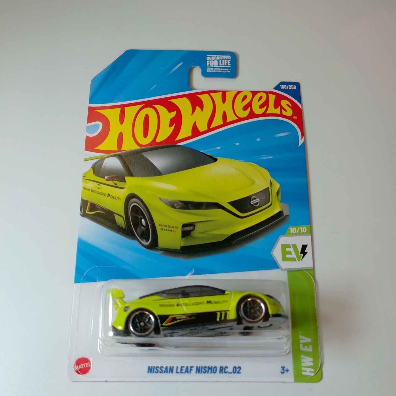 Hot Wheels NISSAN LEAF NISMO RC_02 Yellow HW EV 10/10 (#168/250)