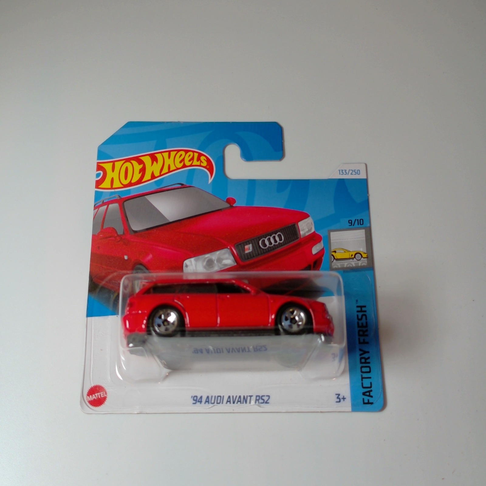 Hot Wheels '94 AUDI AVANT RS2 Red FACTORY FRESH 9/10 (#133/250)