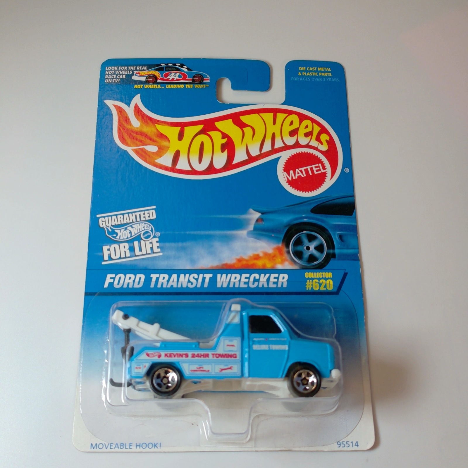 Hot Wheels FORD TRANSIT WRECKER Blue (#620)