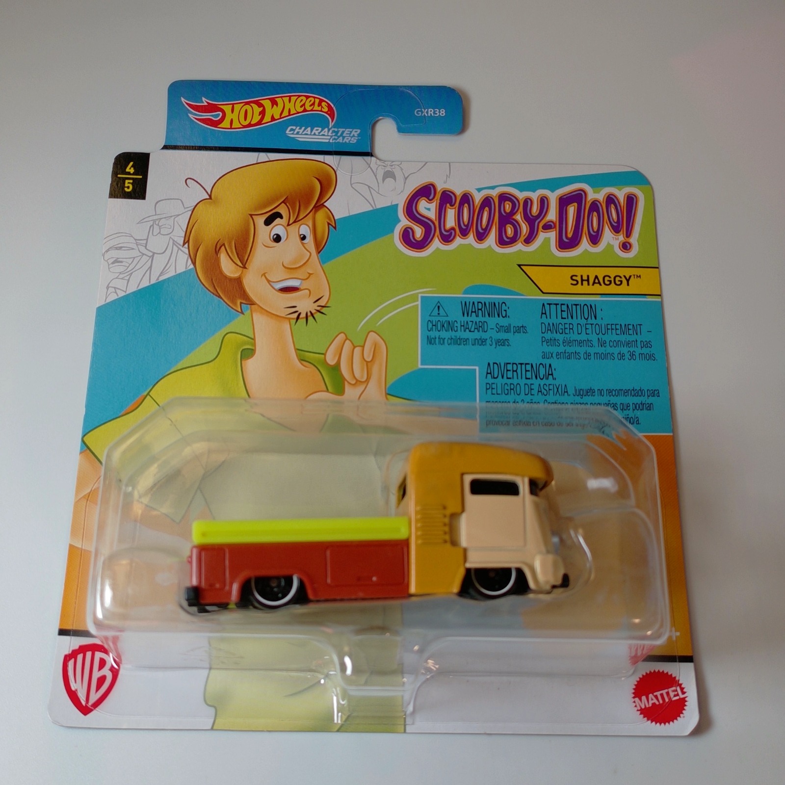 Hot Wheels SHAGGY Multi-Color CHARACTER CARS 4/5