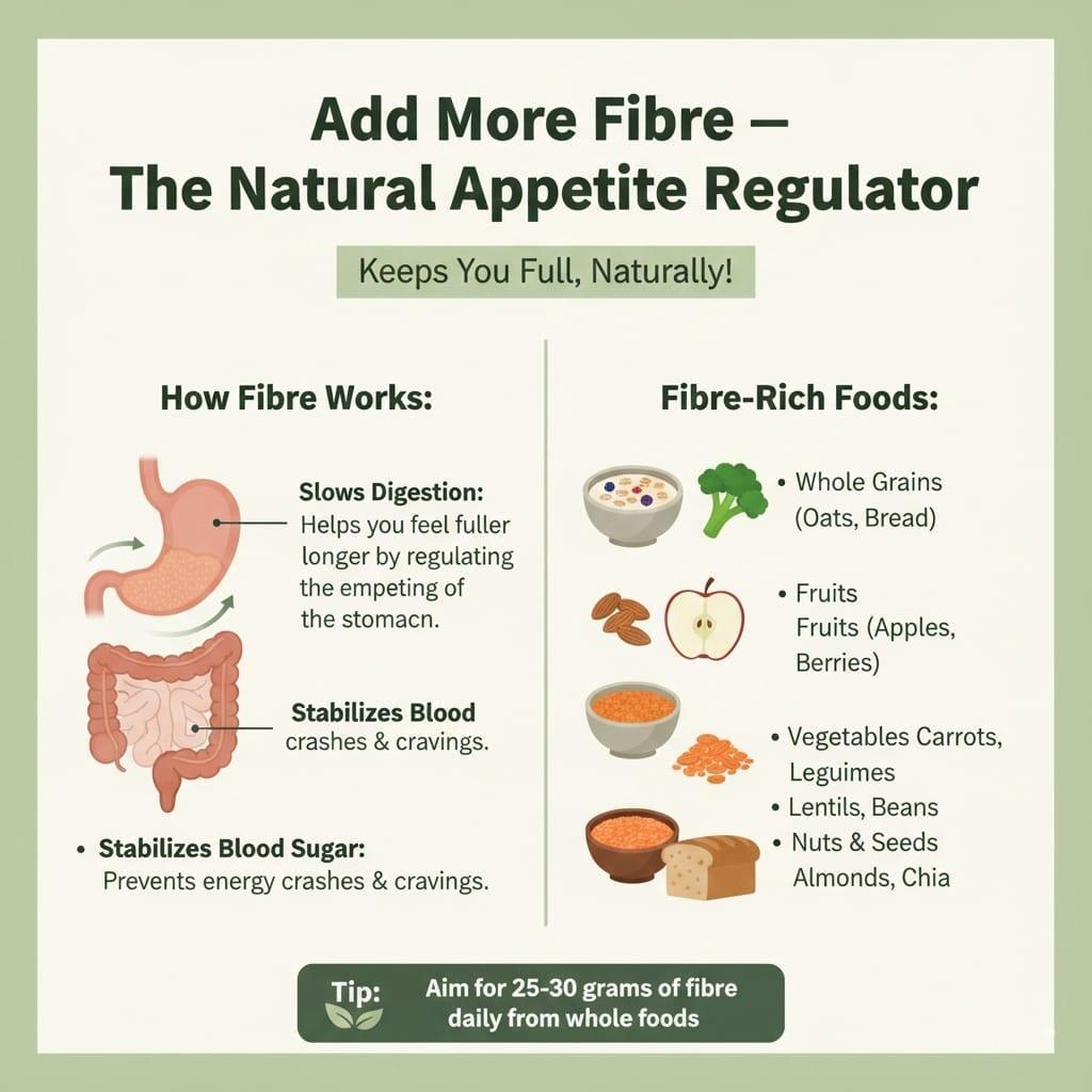 Low-GI carbohydrates including millets, brown rice, quinoa, beans, apples, and vegetables