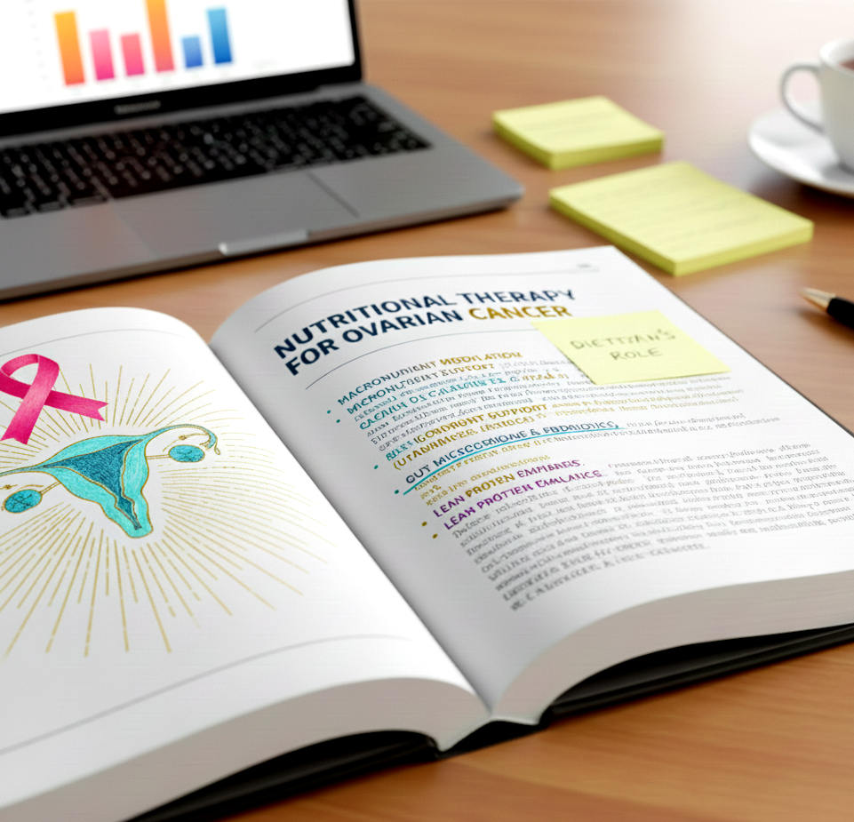 Nutritional support strategies for ovarian cancer patients including high-protein foods and anti-inflammatory options