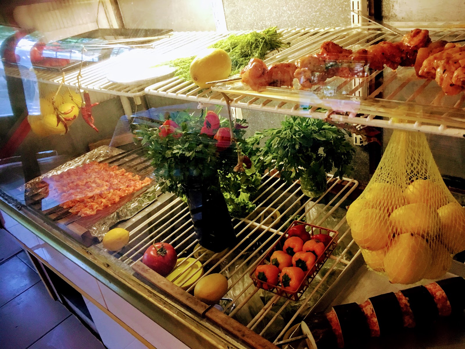 The Salaş ciğer şeftali kebabı (Kebap Evi)