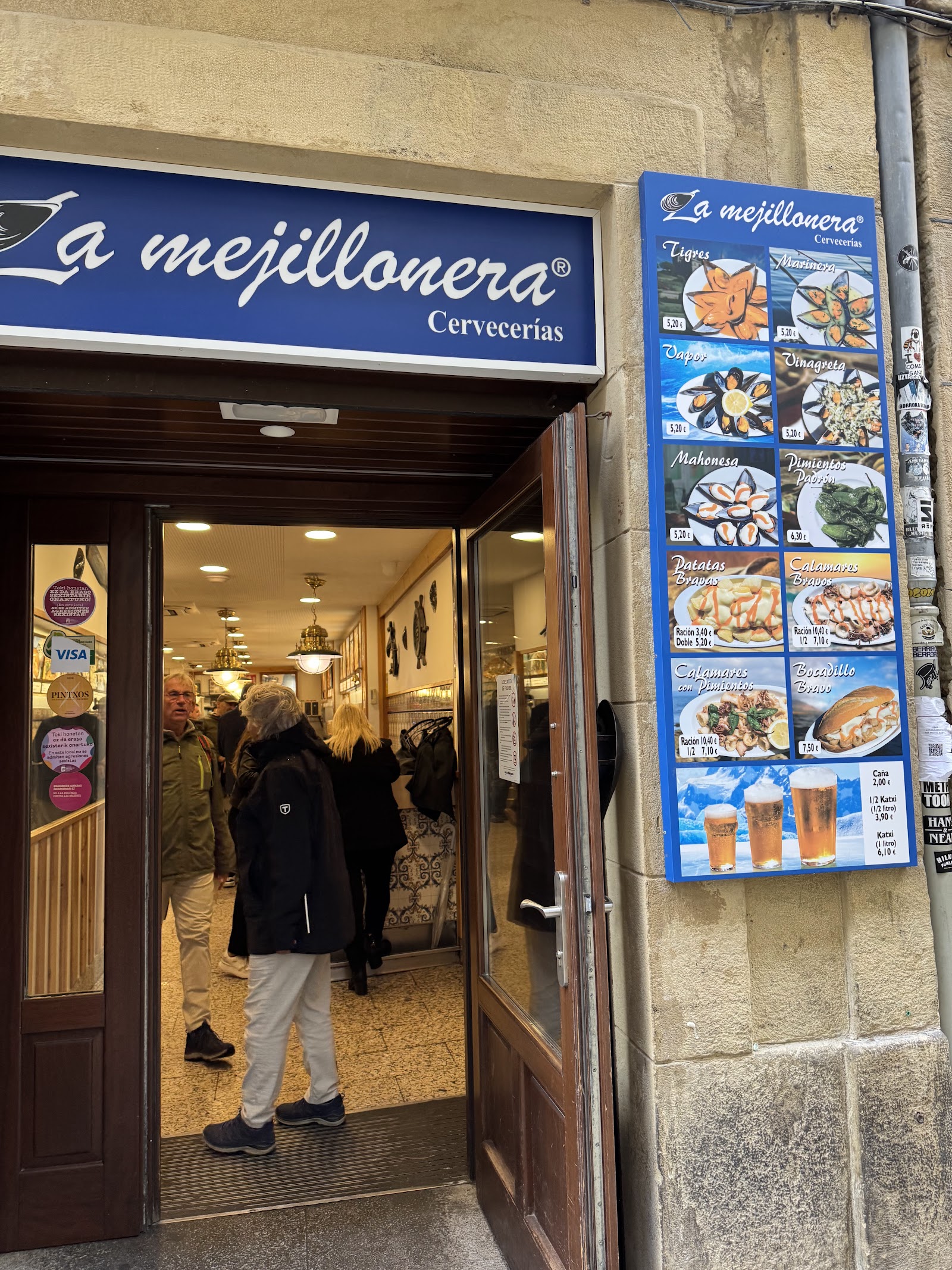 Cervecerías La Mejillonera San Sebastian