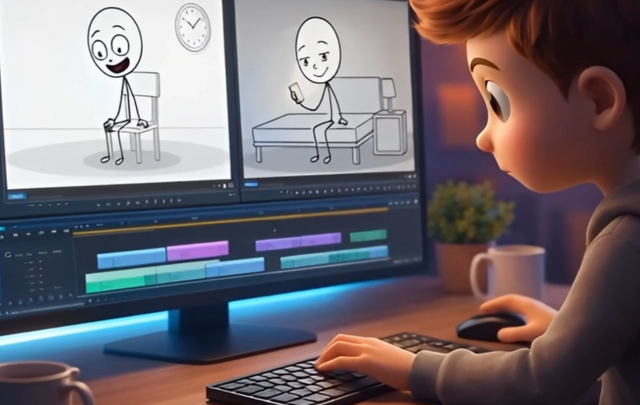 Sticky Animation Video Generation