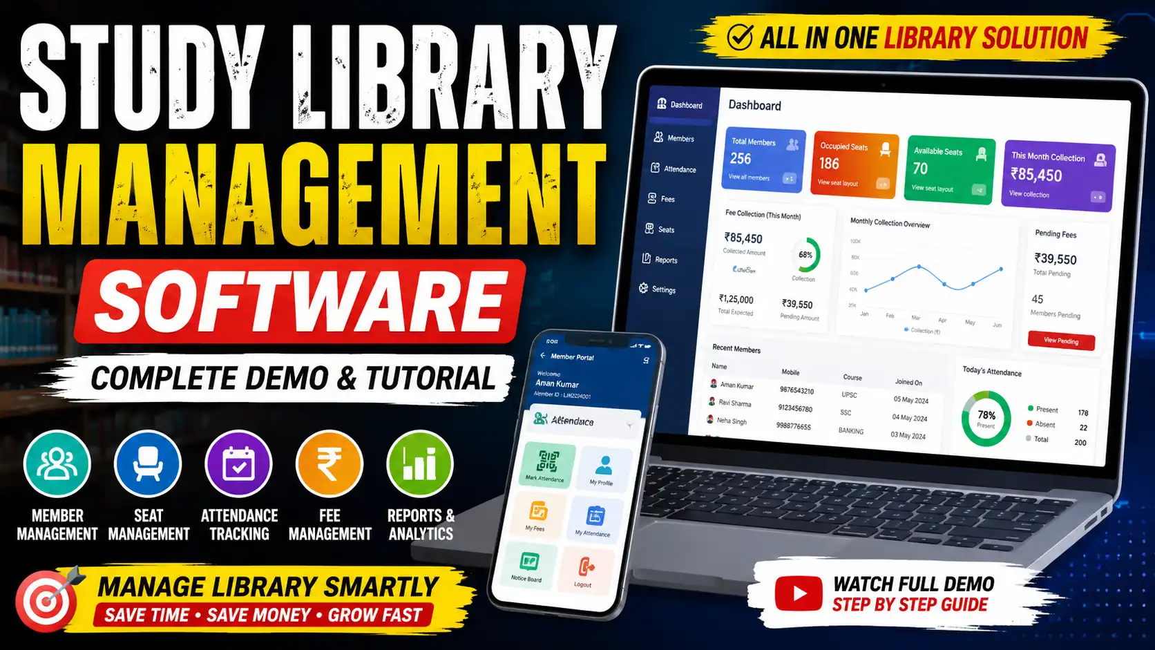 Best Library Management Software in India (2026) - Complete Guide for Study Libraries & Reading Rooms