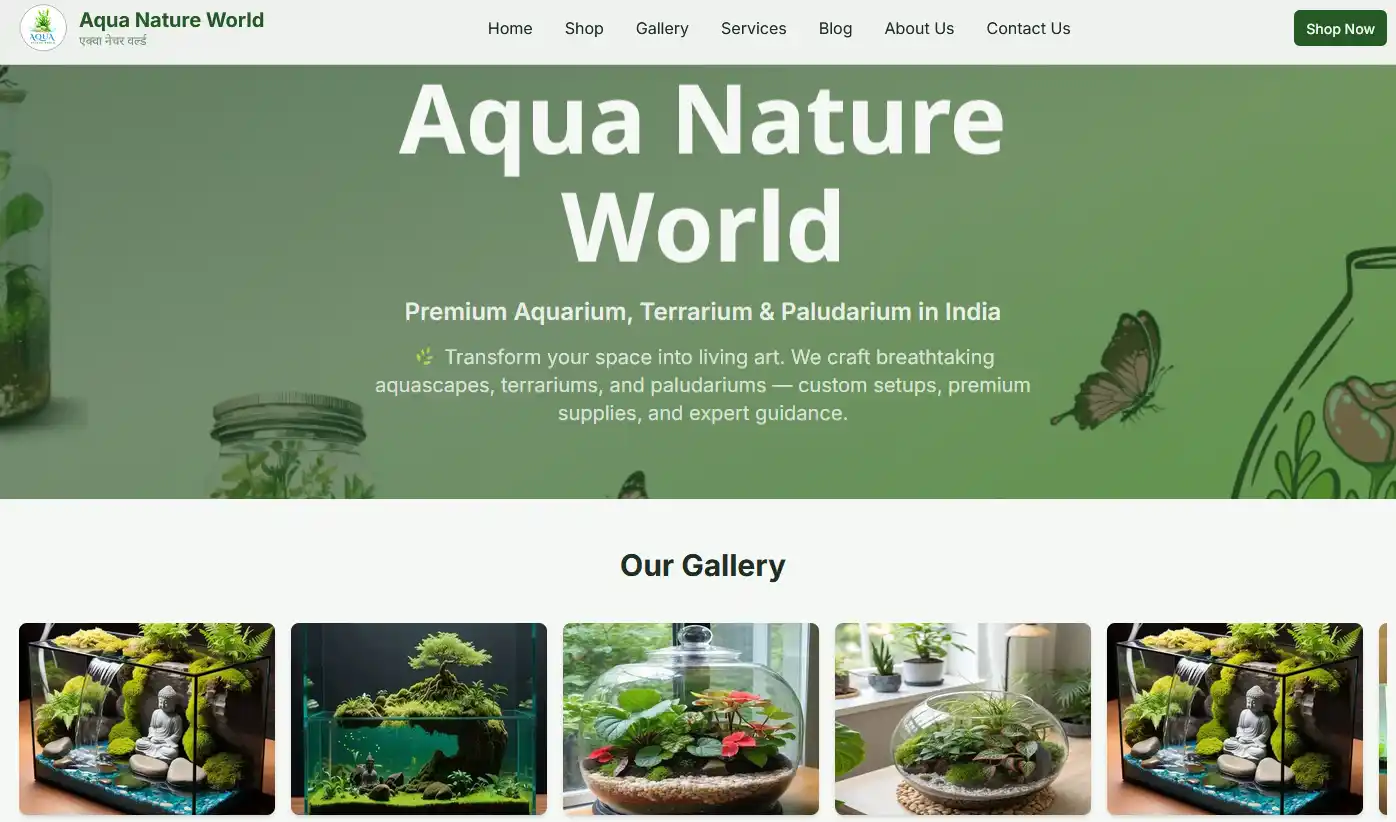 Build and Scaling Aqua Nature - Aquarium Interio Project
