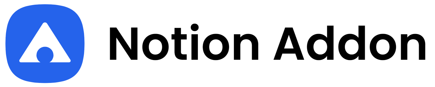 Notion Addon Blog Logo