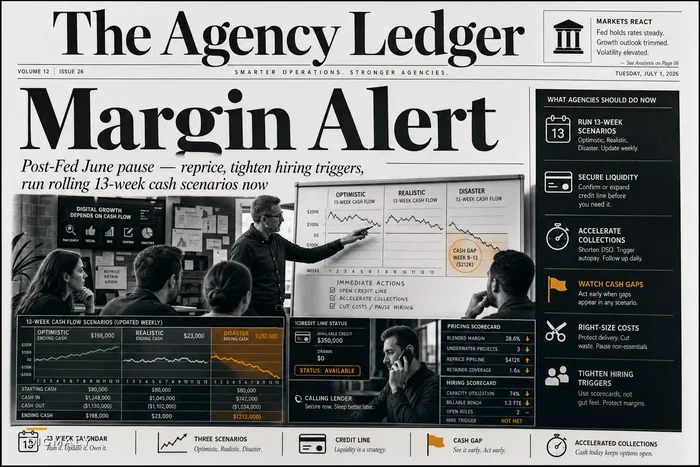 After the Fed’s June pause: 6 operational steps agencies must take now to protect margins and client performance