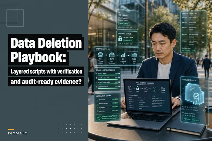 Data deletion procedures for client requests and audit-ready evidence