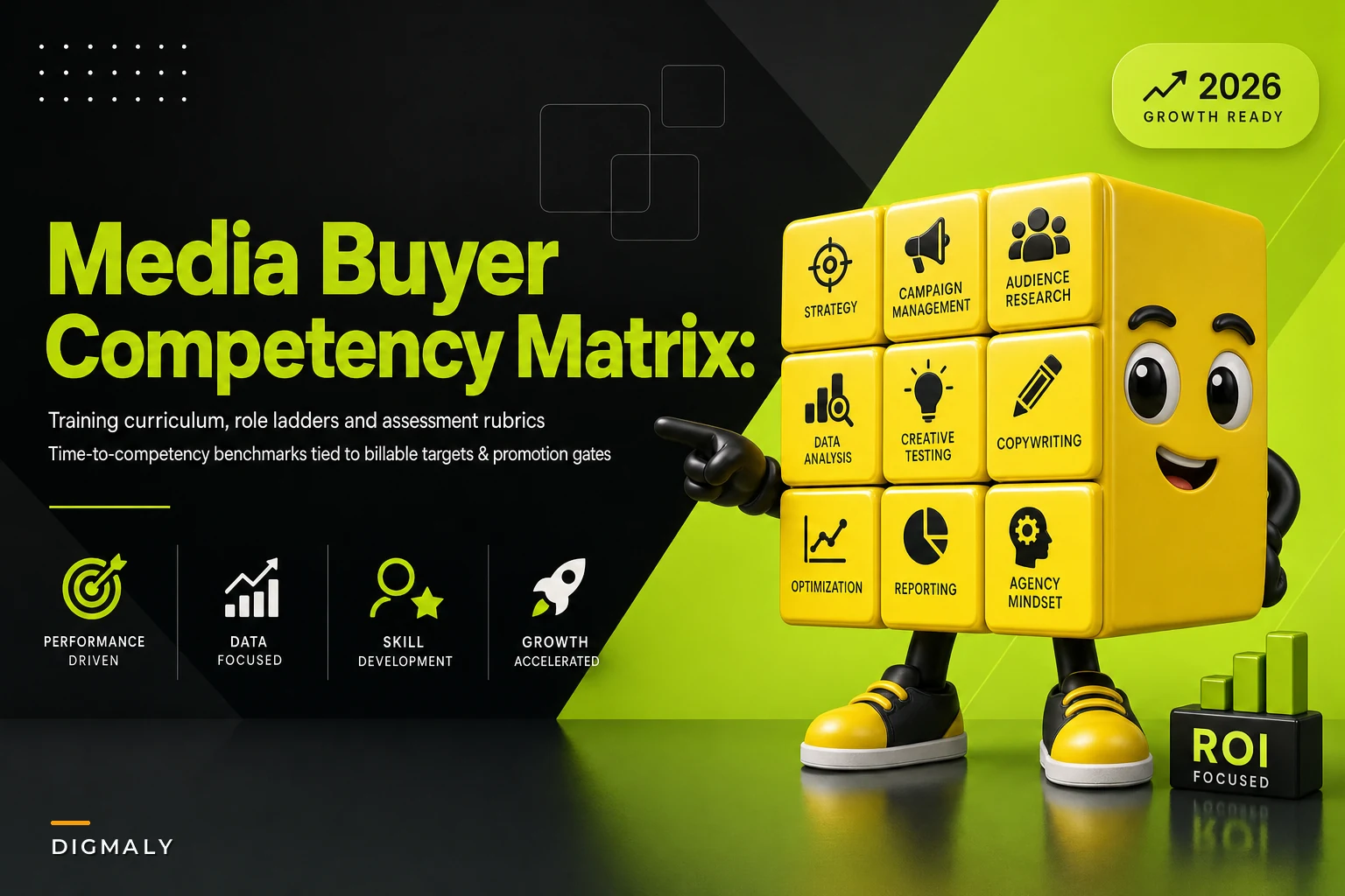 Media buyer competency matrix and training curriculum to speed hiring