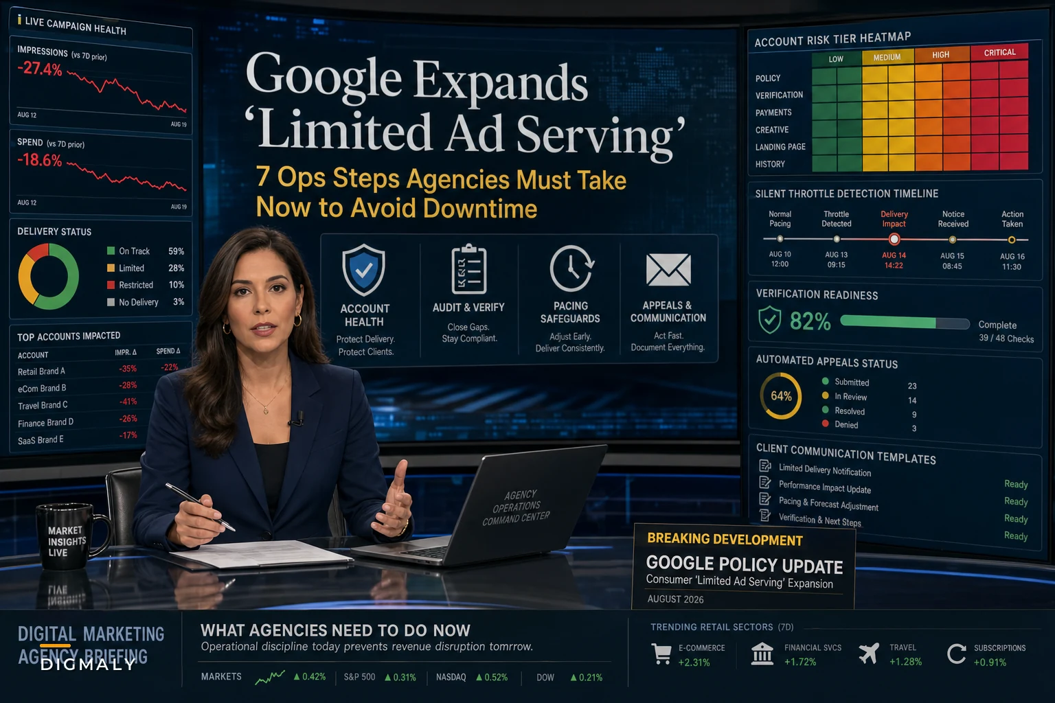 Responding to Google's August 2026 'Limited Ad Serving' Expansion: 7 Immediate Ops Steps Agencies Must Take to Prevent Downtime