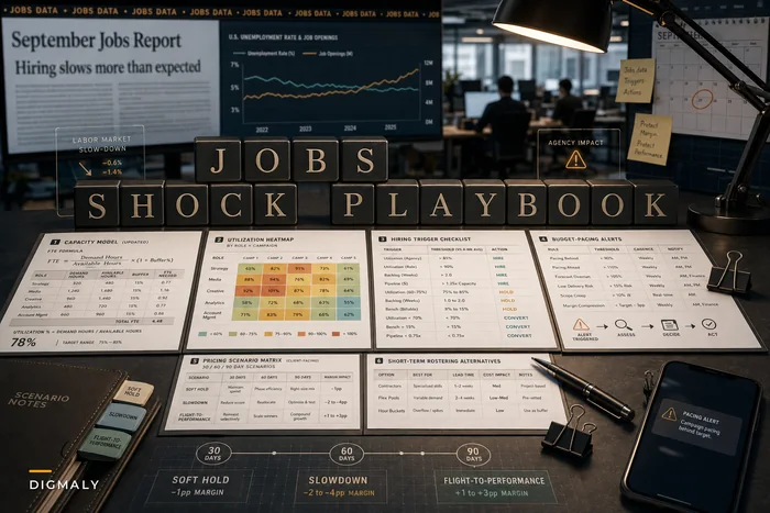 Responding to the September Jobs Shock: A Playbook to Reconfigure Agency Hiring, Pacing and Pricing