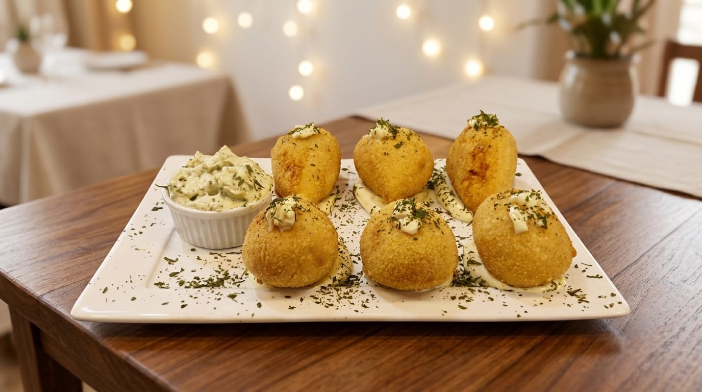 COXINHA NA CAMA DE CATUPIRY