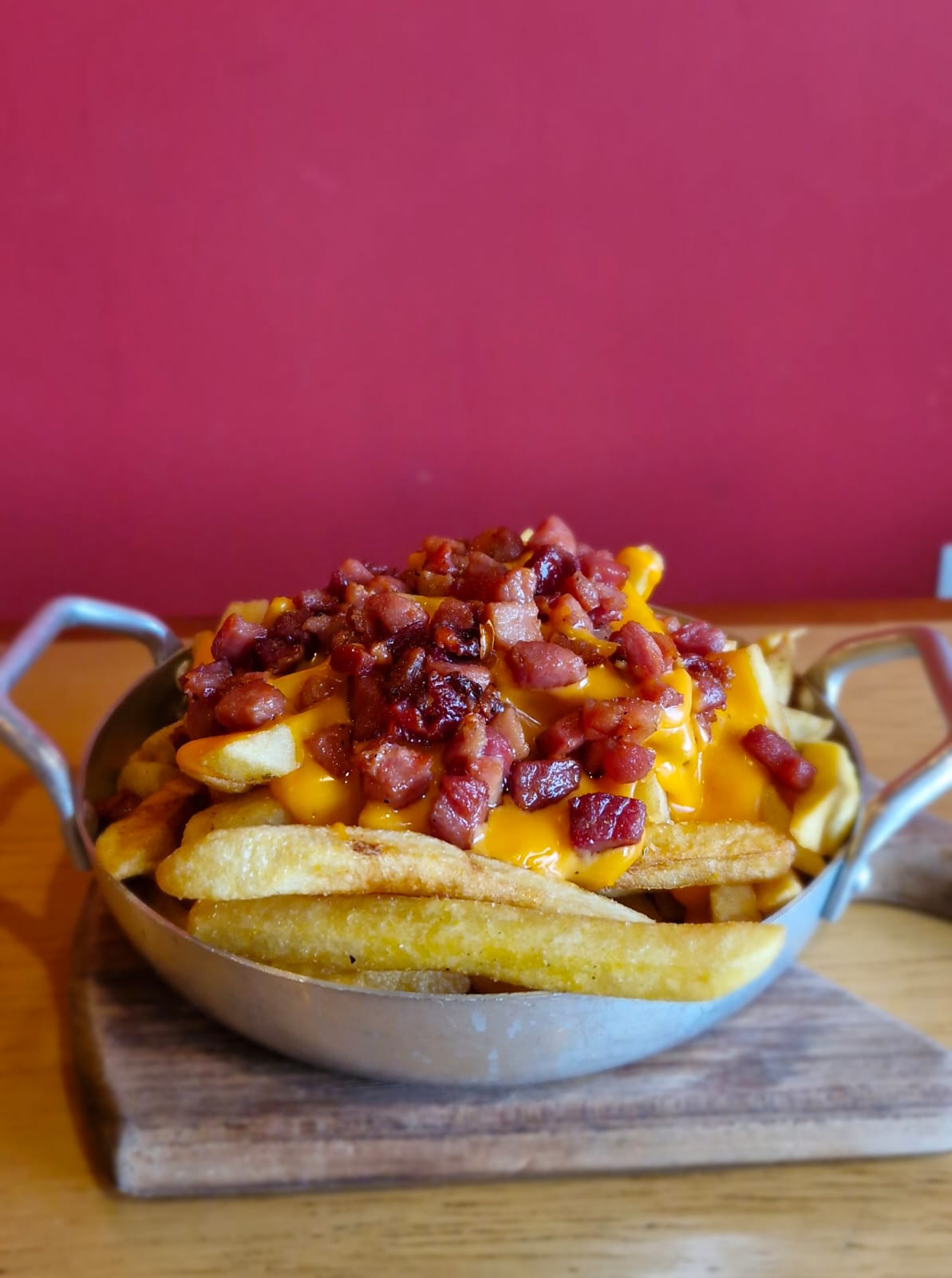 FRITAS  COM CHEDDAR E BACON