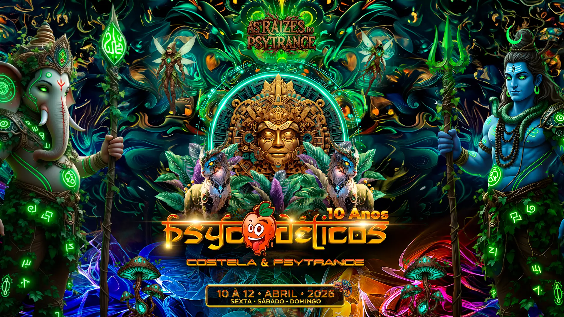 Capa do evento: PSYCODÉLICOS 10 ANOS