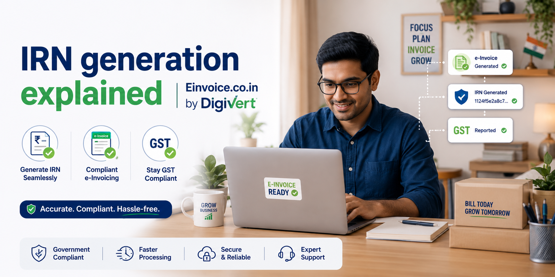 IRN generation explained | Einvoice.co.in by DigiVert