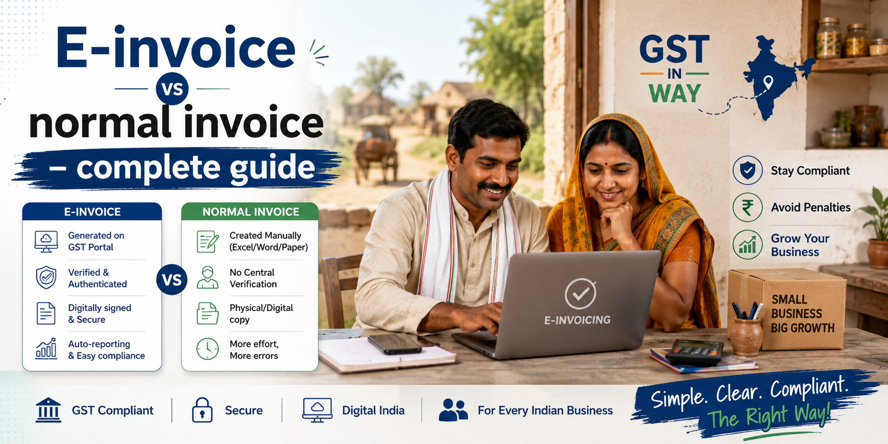 E-invoice vs normal invoice – complete guide