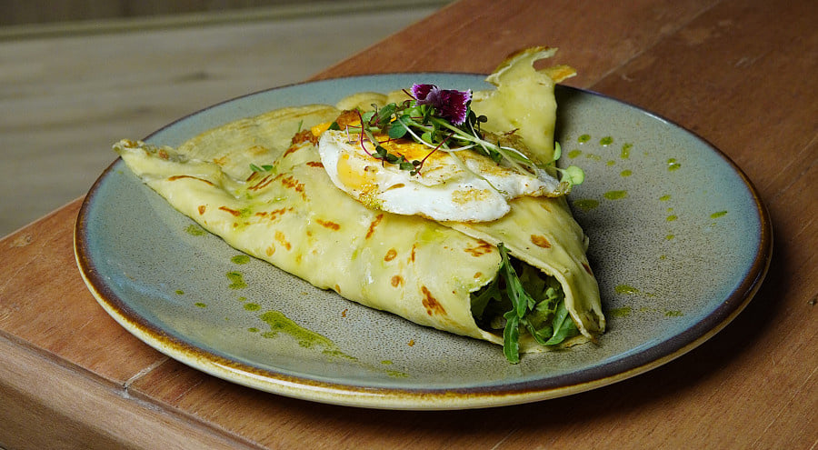 Buttermilk Chicken Crepe
