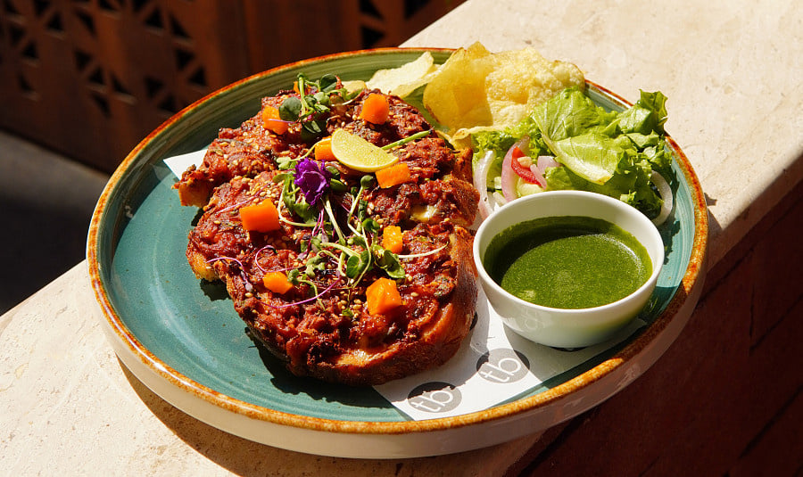Kanda Bhajji Toast