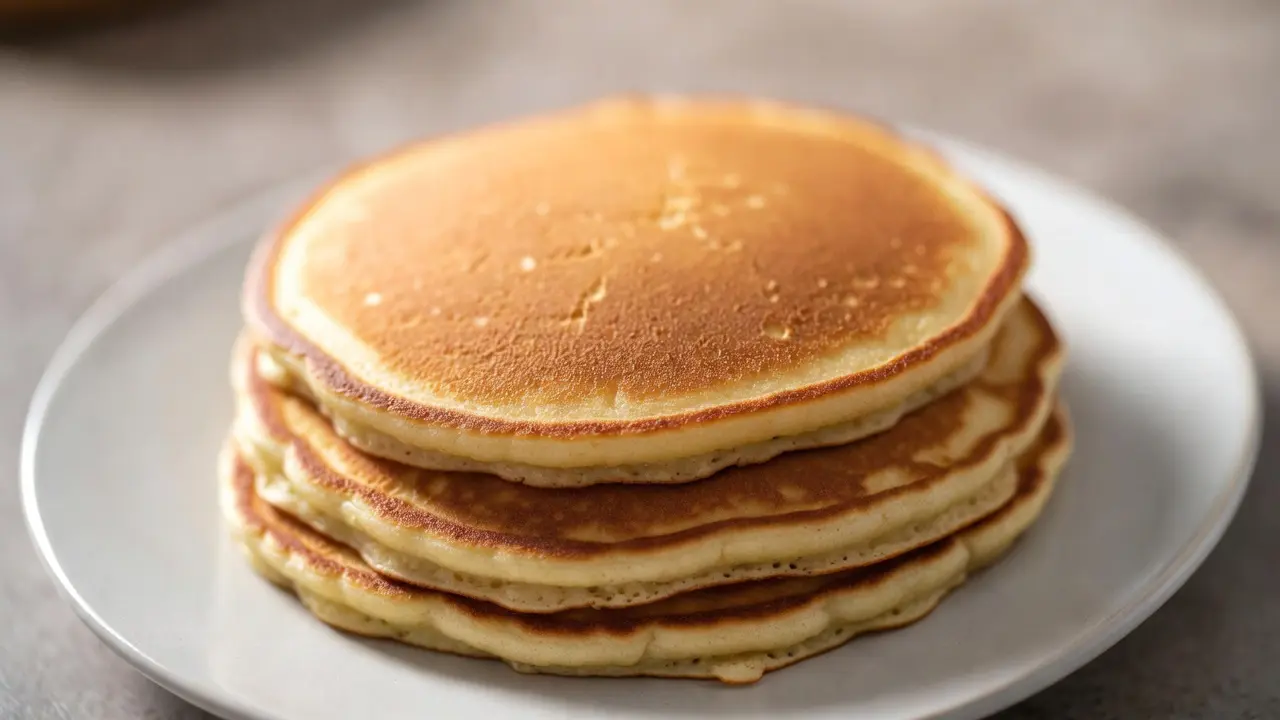 Classic Sweet Pancakes, plated dish