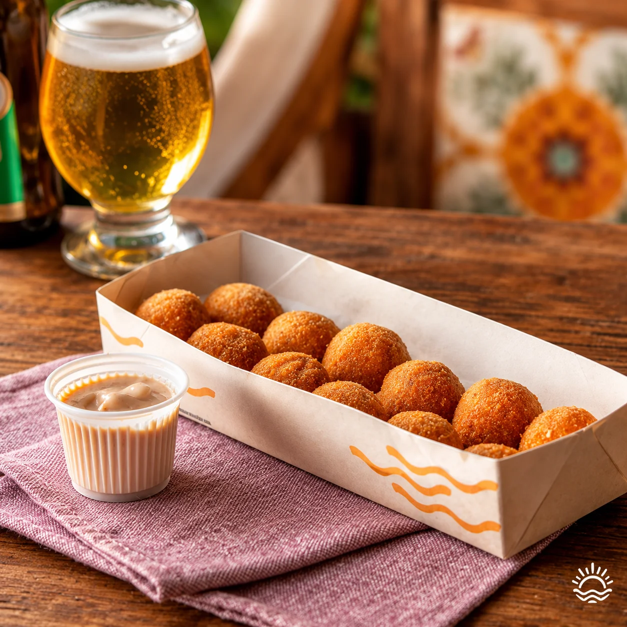 Bolinhas Carne de sol com queijo