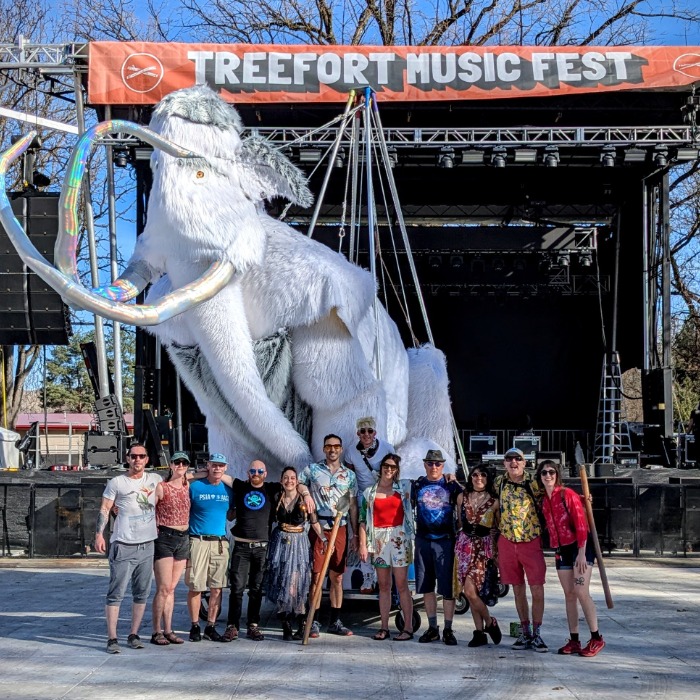 Sam Johnson with the Colossal Collective