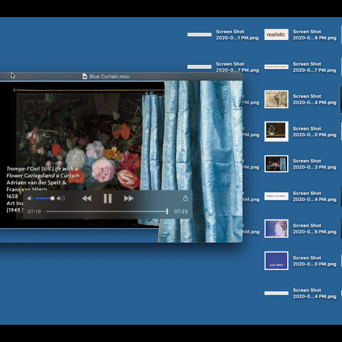 The Blue Curtain