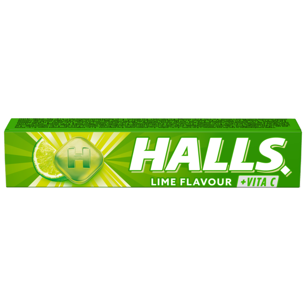 HALLS Cukorka Lime-Fresh 33,5g /20/