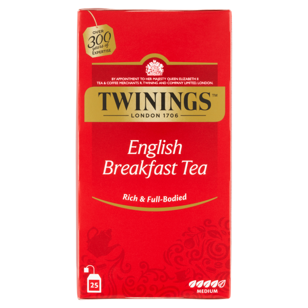 Twinings English Breakfast filter tea 25*2g