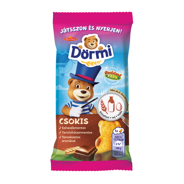 GYŐRI ÉDES DÖRMI CSOKIS PISKÓTA 30G /48/
