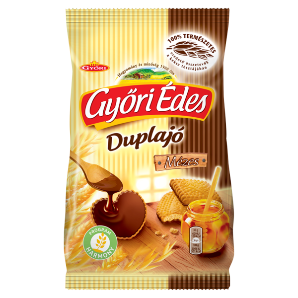 GYŐRI ÉDES DUPLAJÓ MÁRT.KEKSZ MÉZ 150G
