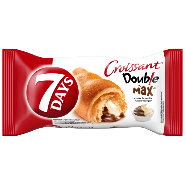 7 Days Croissant Double Kakaó-Vanília 80g