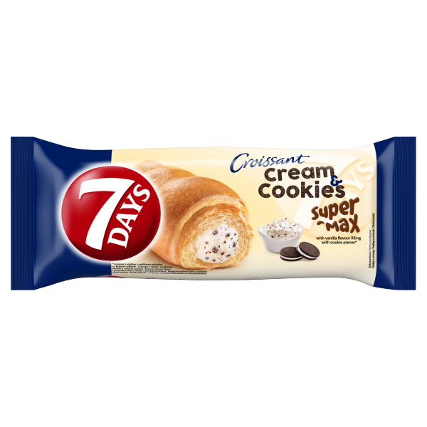 7 Days Super Max Croi. Vanília kr. keksz darab. 110g /20/
