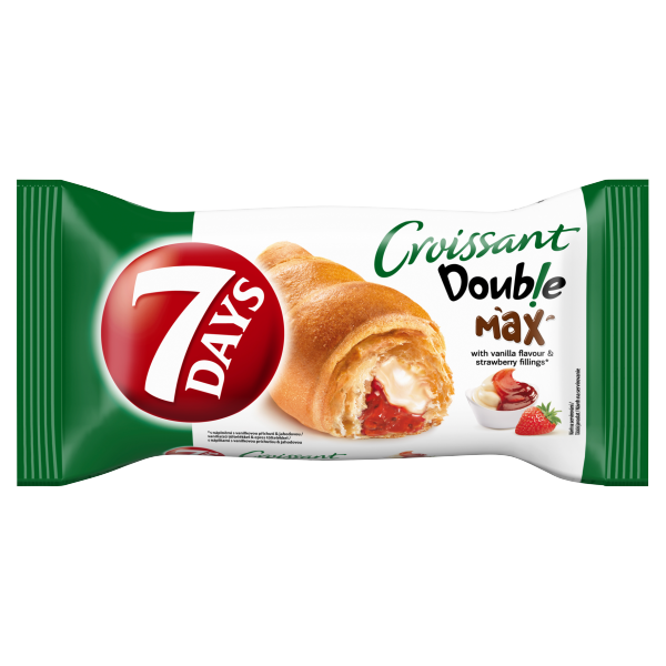7 Days Croissant Double Eper-Vanília 80g