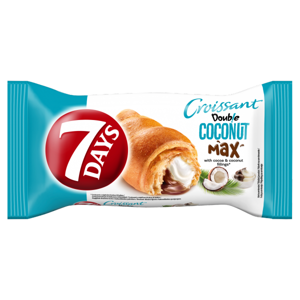 7 Days Croissant Double Kakaó-Kókuszkrém 80g