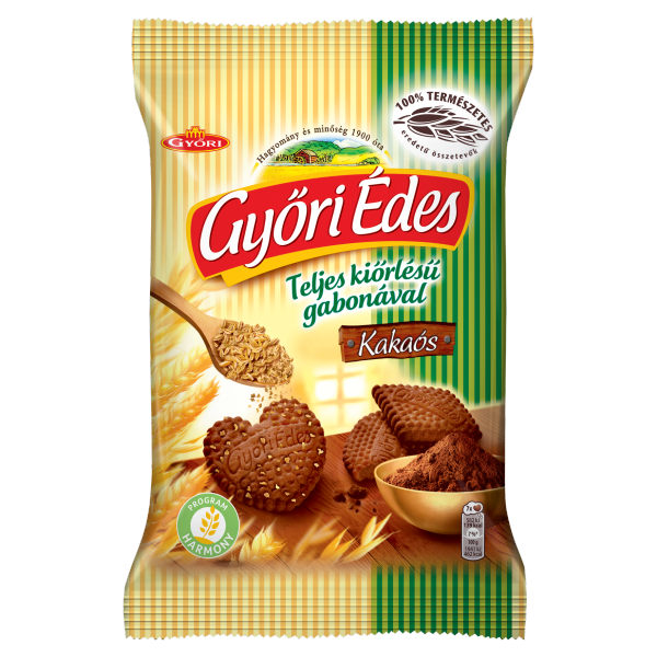 GYŐRI ÉDES KEKSZ T.KIÖRL.KAKAÓS 150G