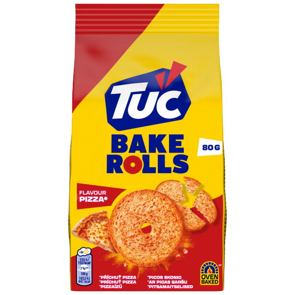 Tuc Bake Rolls Pizza 80 g K14VK