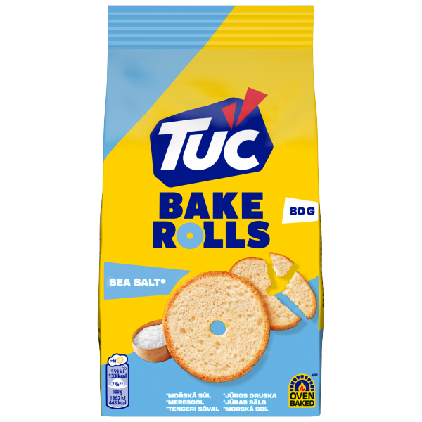 Tuc Bake Rolls sós 80 g K14VK
