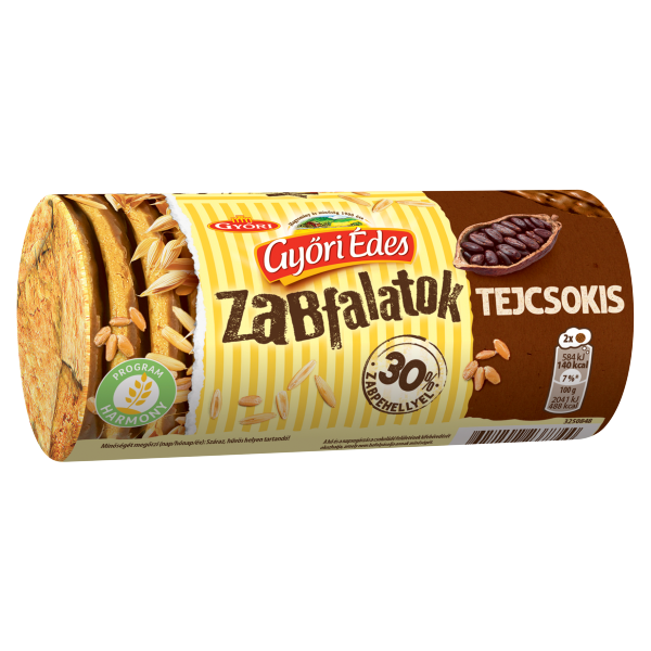 GYŐRI Édes Zabfalat Csokis 215G /24/