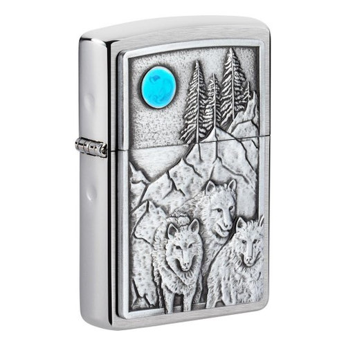  RF ZIPPO 49295 Wolf Pack & Moon