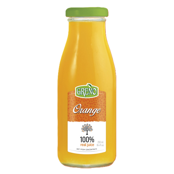 Greno Narancs 100 % 0.25 L palackos DRS