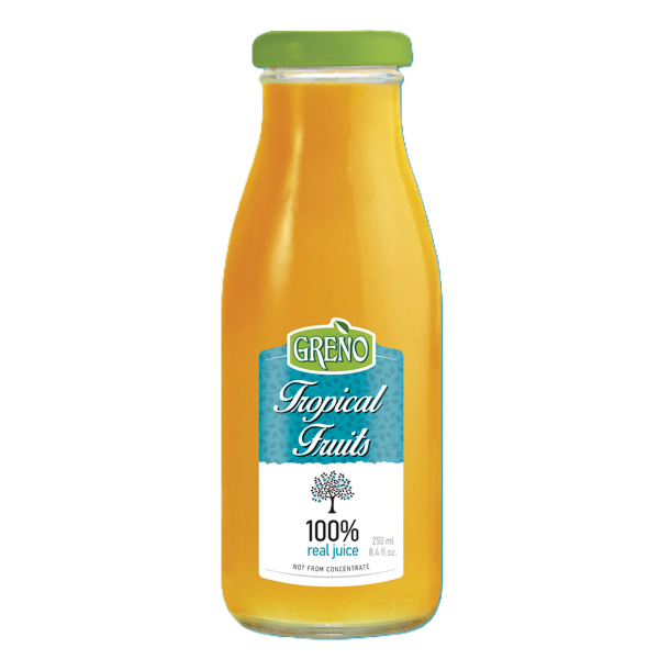 Greno Tropikus 100 % 0.25 L palackos DRS