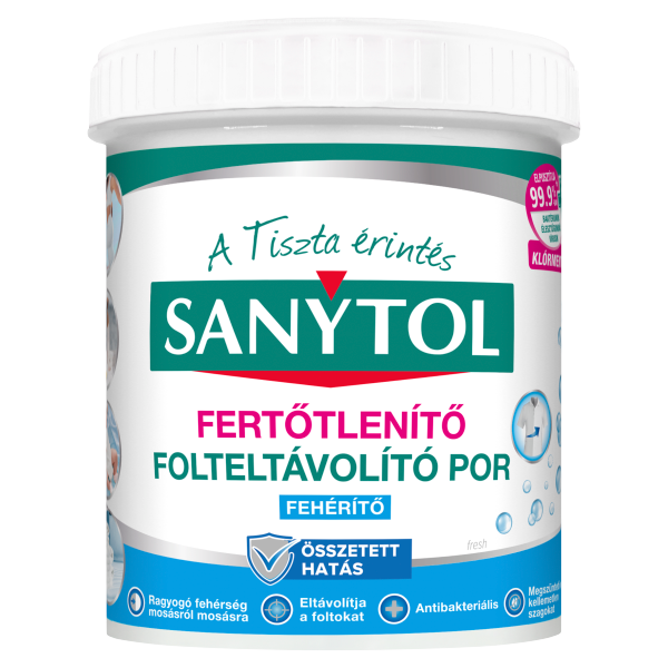 Sanytol fert.folteltávolító por 450g Feh.tex