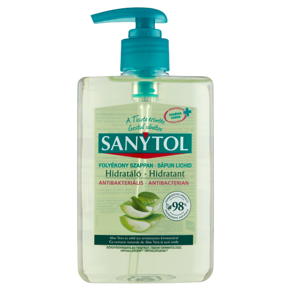Sanytol fert.f.szappan 250ml Zöld Tea