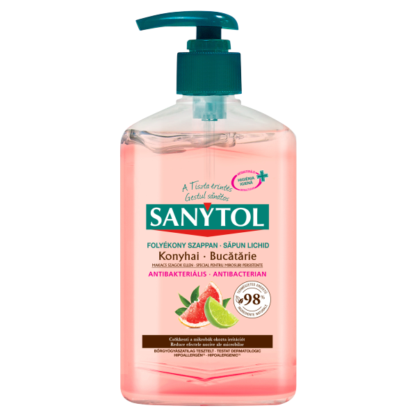 Sanytol fert.f.szappan 250ml Gr.fruit&Lime