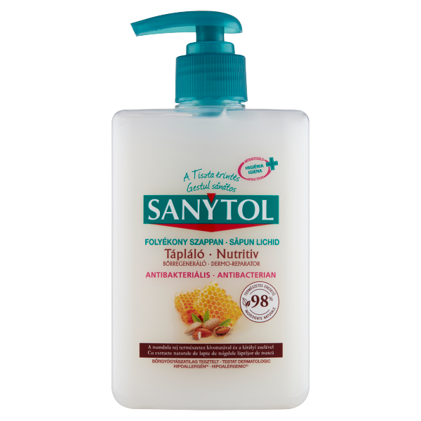 Sanytol fert.f.szappan 250ml Mandula