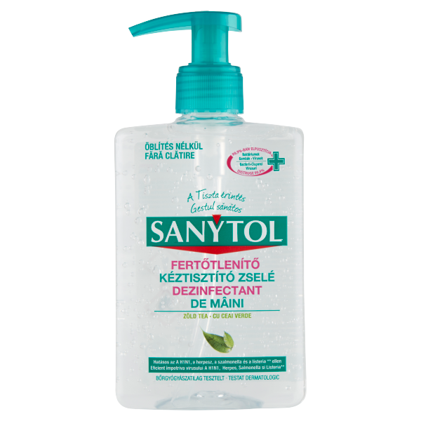 Sanytol fertőtlenítő gél 250ml pumpás