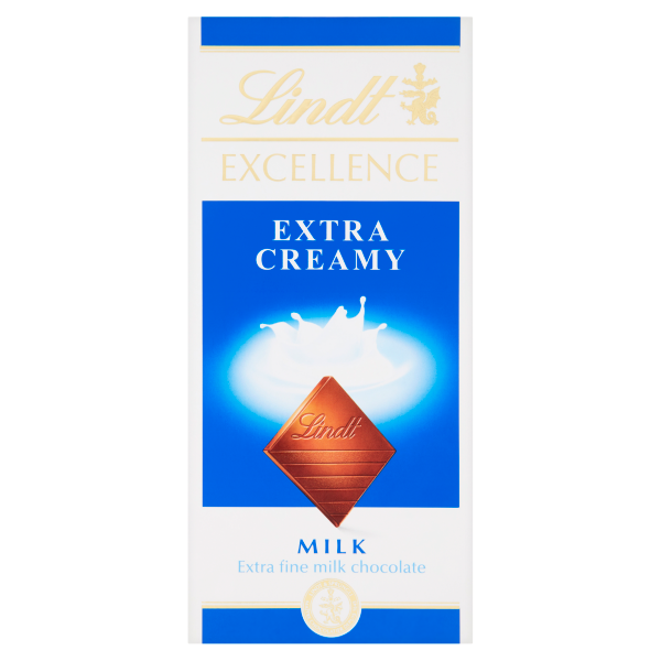 Lindt Excellence csokoládé Extra Creamy 100g